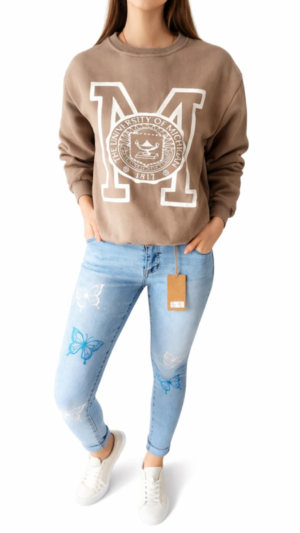 GRUBA MIESISTA BLUZA OCIEPLANA