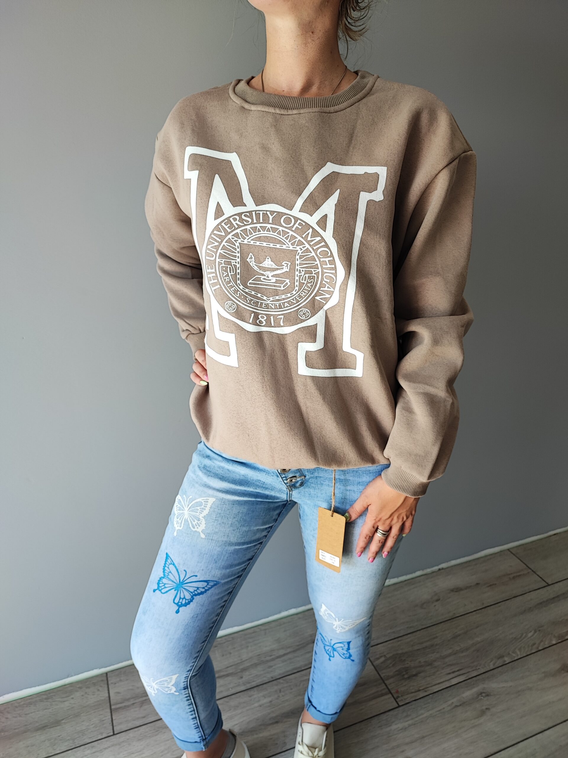 GRUBA MIESISTA BLUZA OCIEPLANA - obrazek 3